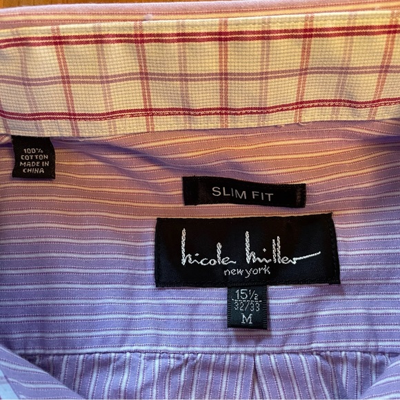 Nicole Miller Slim Fit 15 1/2 - 32/33 - M - Picture 3 of 8